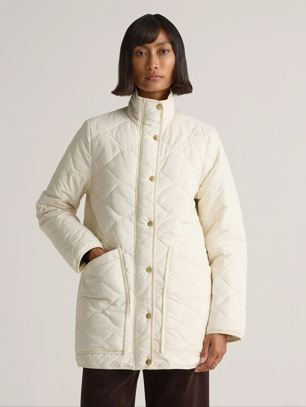 Quince Featherless Quilted Long Puffer Jacket - Picture 2 of 5